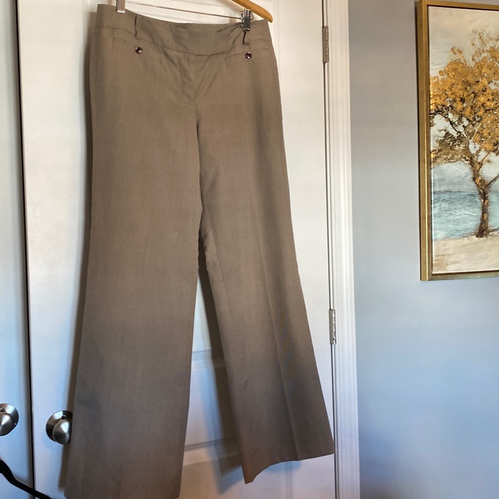 Anne Taylor size 8 tan dress pant